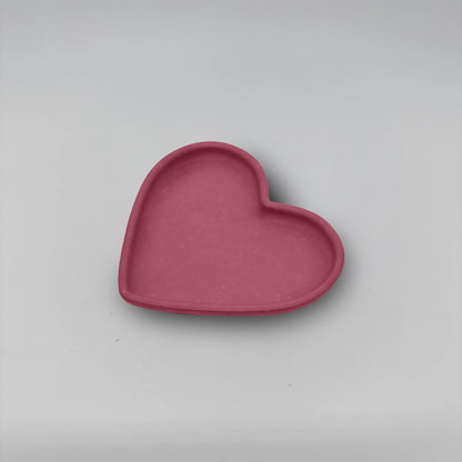 Plateau cœur Srdcový tácek ve tvaru srdce z betonu