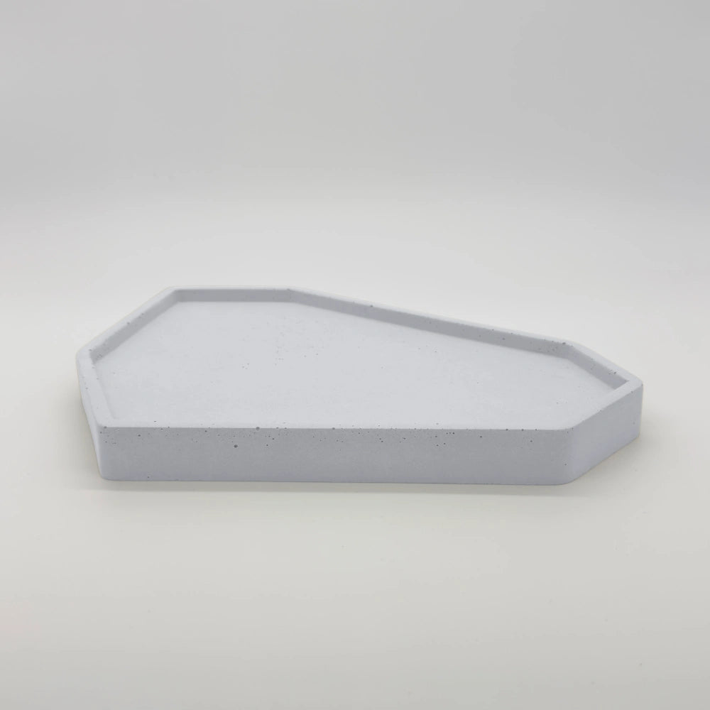 Polygon Podnos a tác polygonální z UHPC betonu 31x24cm