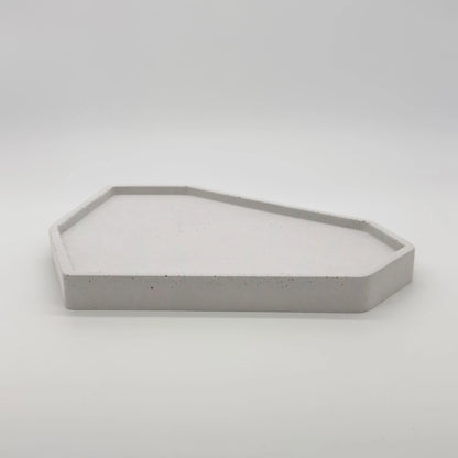 Polygon Podnos a tác polygonální z UHPC betonu 31x24cm