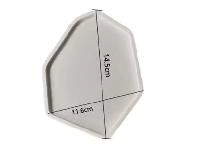 Polygon Tácek polygonální z UHPC betonu 15x12cm