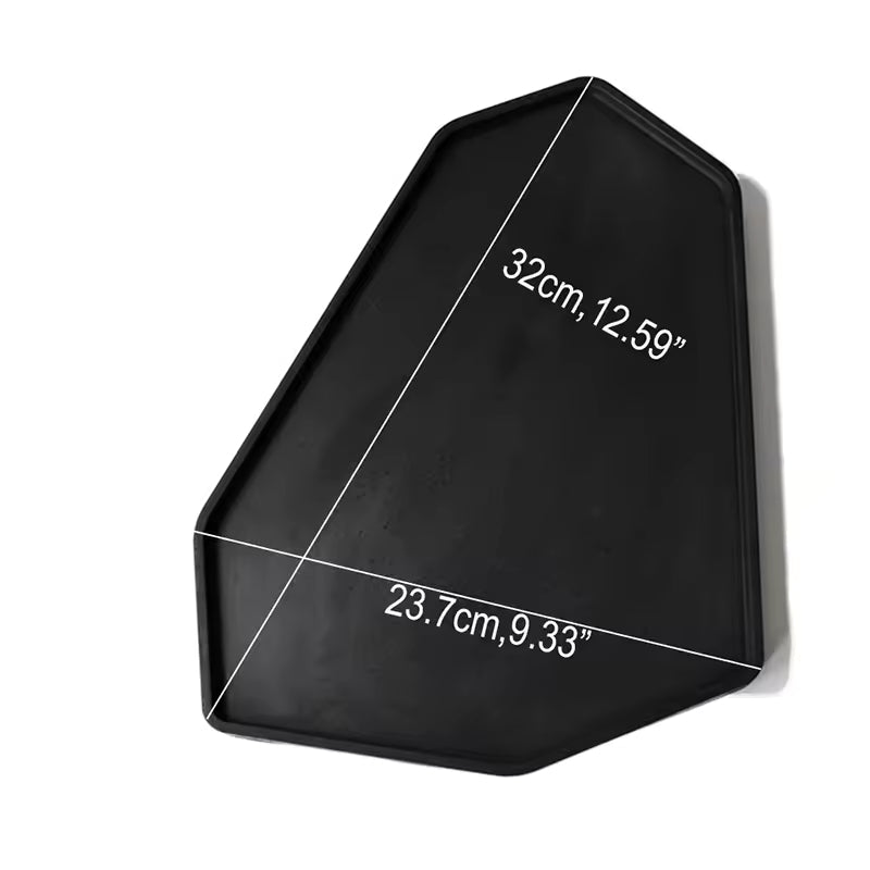 Polygon Podnos a tác polygonální z UHPC betonu 31x24cm