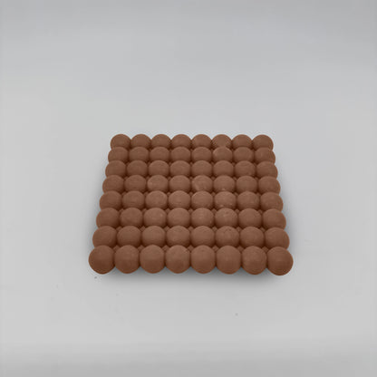 Portata Tácek bublinový z betonu čtverec 14x14cm