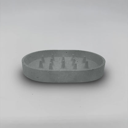 RingNest Organizér na prsteny a šperky z betonu oválný obdélník