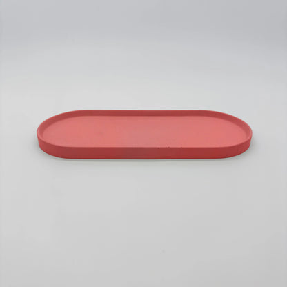 Rounder tácek s hranou z UHPC betonu oválný obdélník 26x11cm