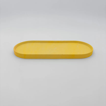 Rounder tácek s hranou z UHPC betonu oválný obdélník 26x11cm