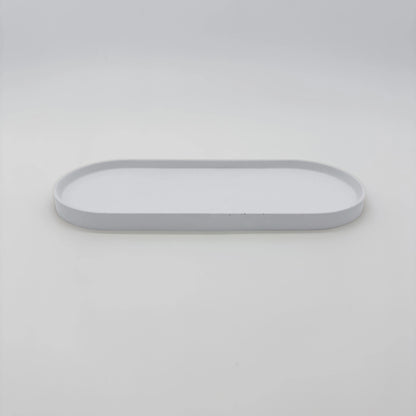 Rounder tácek s hranou z UHPC betonu oválný obdélník 26x11cm