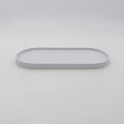 Rounder tácek s hranou z UHPC betonu oválný obdélník 26x11cm