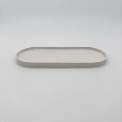 Rounder tácek s hranou z UHPC betonu oválný obdélník 26x11cm