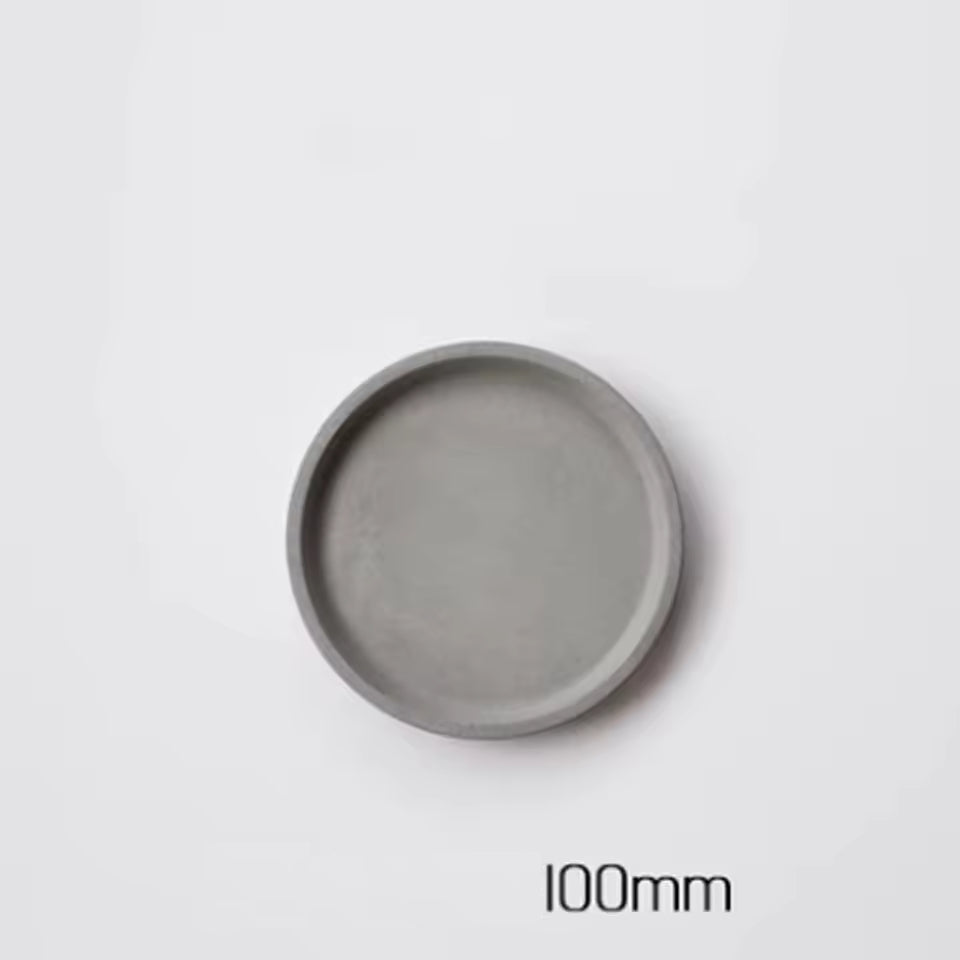 Rounder Podtácek s hranou z UHPC betonu kulatý 10cm