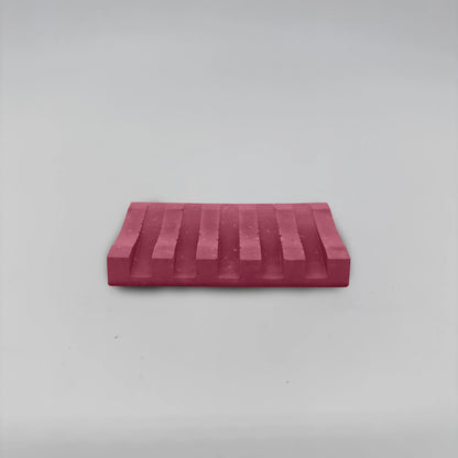 SoapRack Mýdelník Podložka pod mýdlo z betonu s drážkami