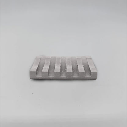 SoapRack Mýdelník Podložka pod mýdlo z betonu s drážkami