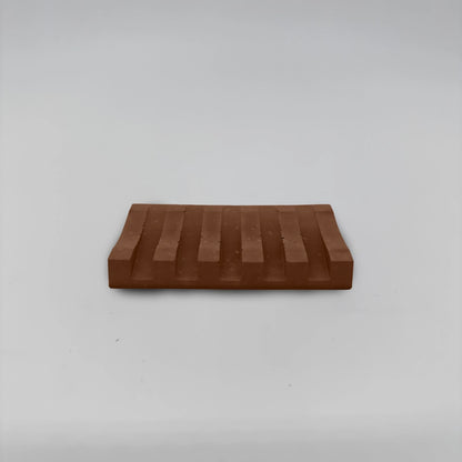 SoapRack Mýdelník Podložka pod mýdlo z betonu s drážkami