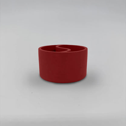 Yin-YangDuo Nádobka dvojitá z betonu kulatá