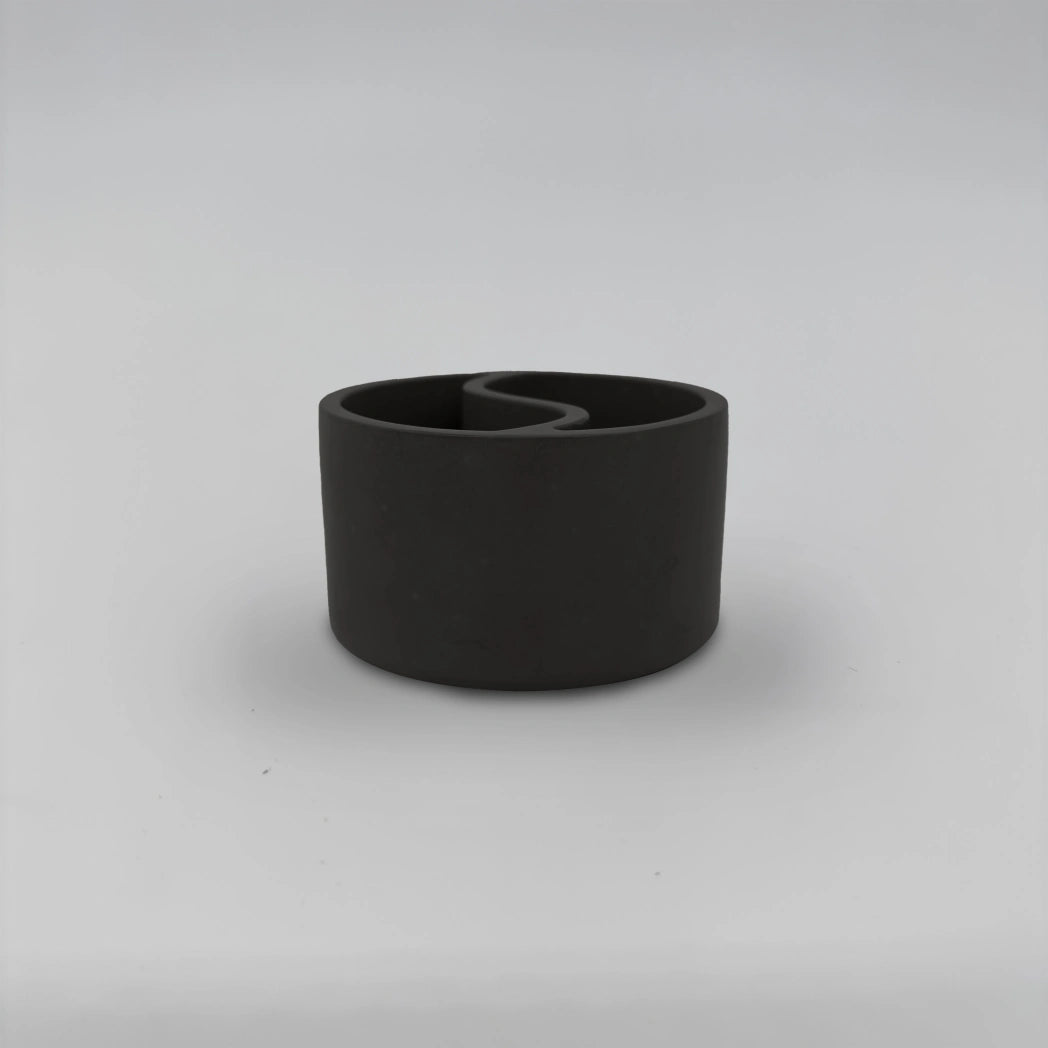 Yin-YangDuo Nádobka dvojitá z betonu kulatá